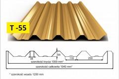 blachy trapezowe T55