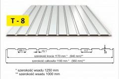 blachy trapezowe T8